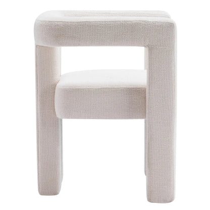 Set of 1 Chic design Barrel shaped Fabric Upholstered Accent Armchair