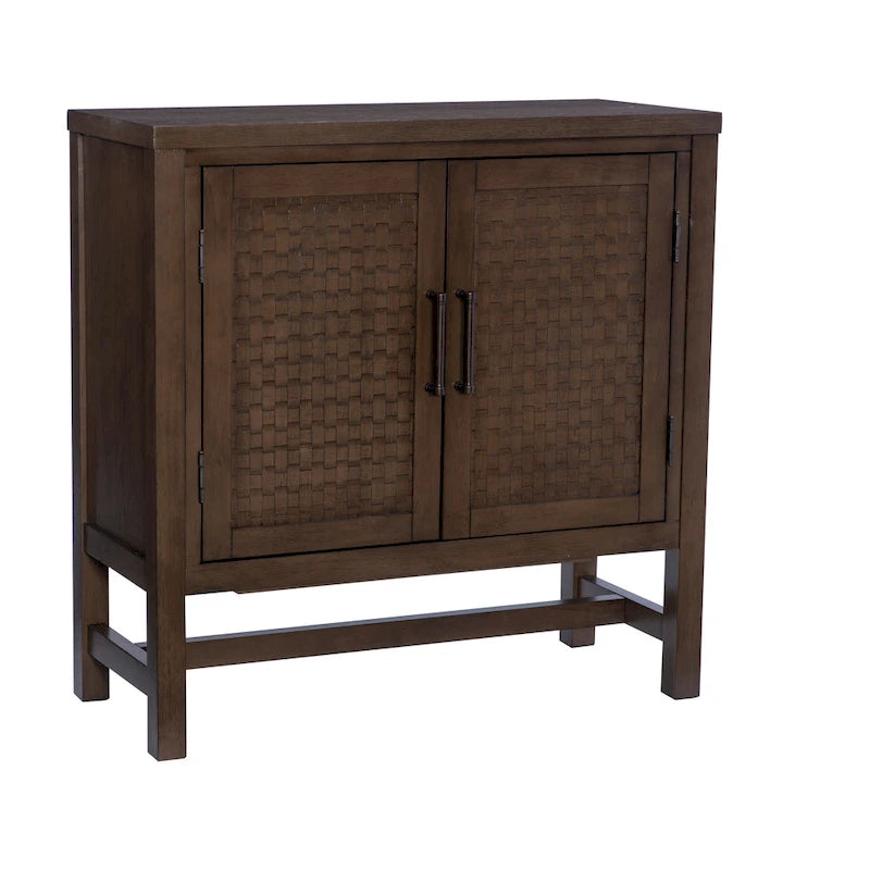 Dudley Wood 2-Door Adjustable Accent Cabinet