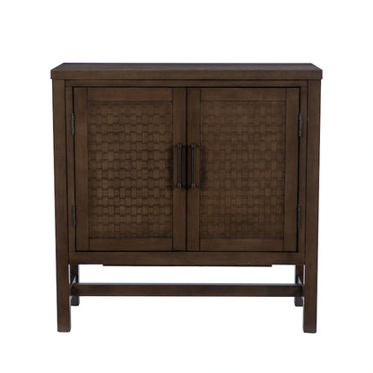 Dudley Wood 2-Door Adjustable Accent Cabinet