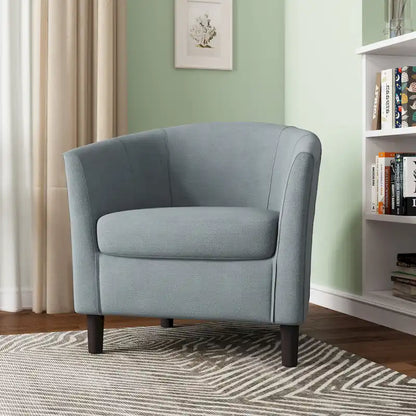Modern Accent Chair Upholstered Barrel Chair