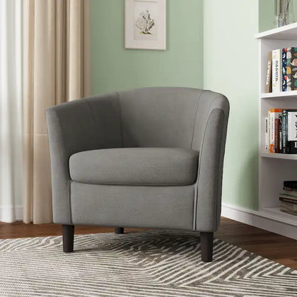 Modern Accent Chair Upholstered Barrel Chair