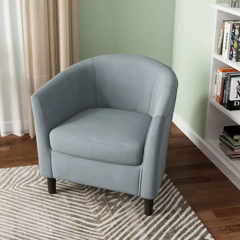 Modern Accent Chair Upholstered Barrel Chair