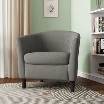 Modern Accent Chair Upholstered Barrel Chair