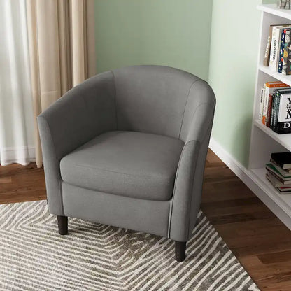 Modern Accent Chair Upholstered Barrel Chair