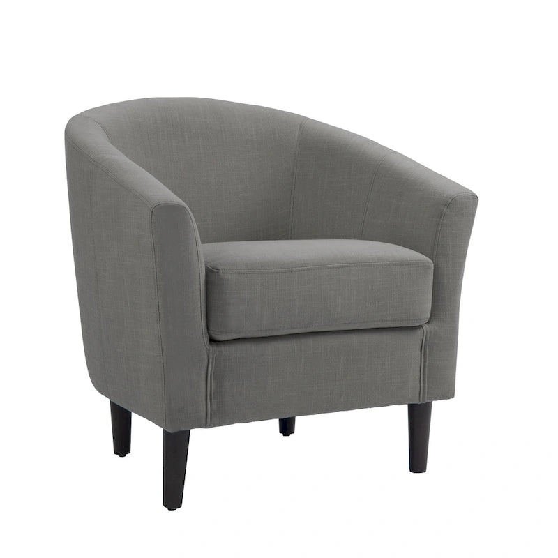 Modern Accent Chair Upholstered Barrel Chair
