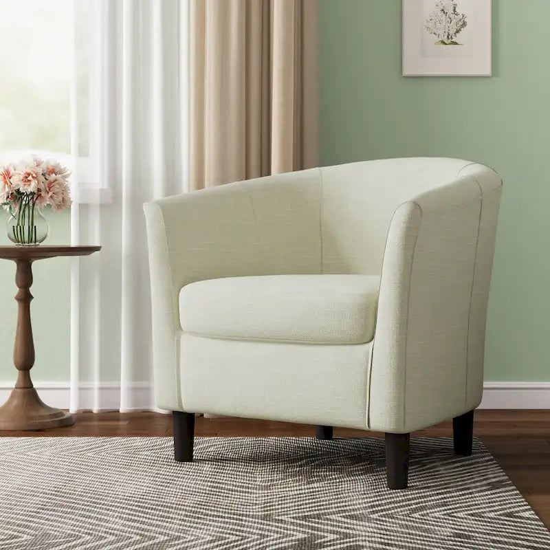 Modern Accent Chair Upholstered Barrel Chair