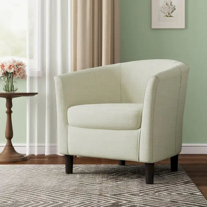 Modern Accent Chair Upholstered Barrel Chair