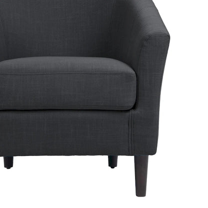 Modern Accent Chair Upholstered Barrel Chair