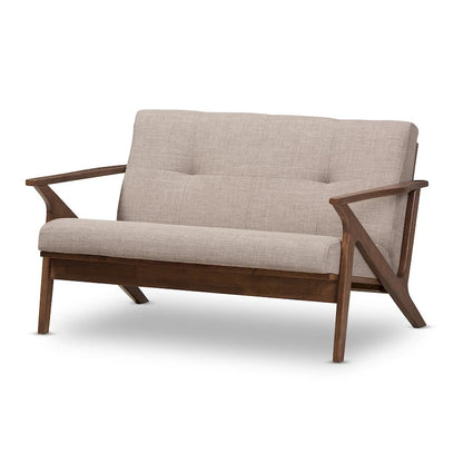 Mid-Century Loveseat by Baxton Studio
