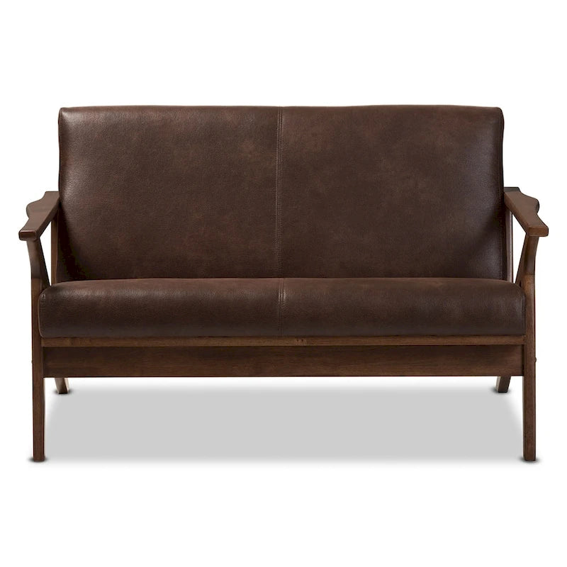 Mid-Century Loveseat by Baxton Studio