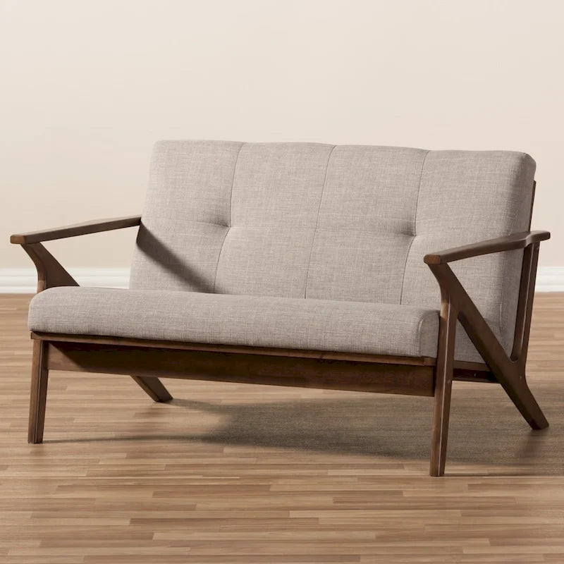 Mid-Century Loveseat by Baxton Studio