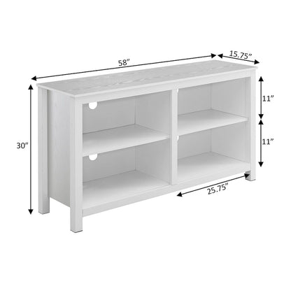 Convenience Concepts Montana Highboy TV Stand with Shelves for TVs up to 65 Inches