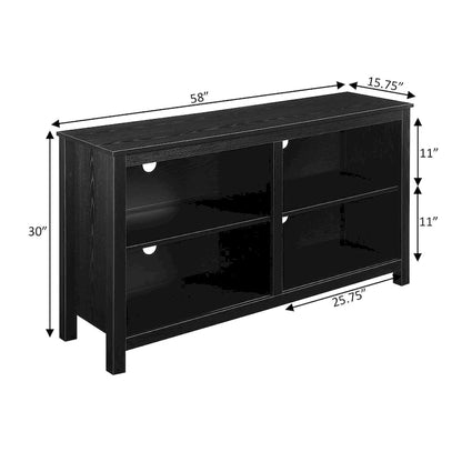 Convenience Concepts Montana Highboy TV Stand with Shelves for TVs up to 65 Inches