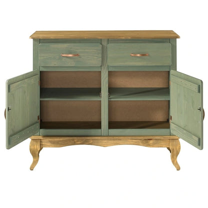 Wood Buffet Sideboard Green