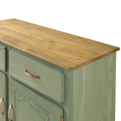 Wood Buffet Sideboard Green