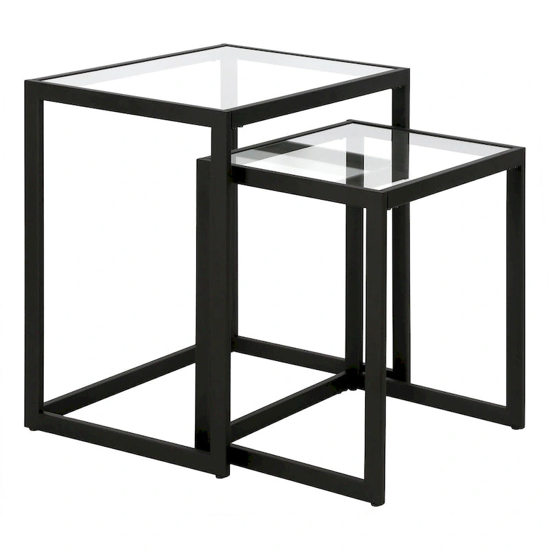 Rocco Rectangular Nested Side Table - 22 Wide