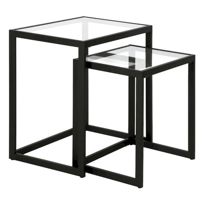 Rocco Rectangular Nested Side Table - 22 Wide