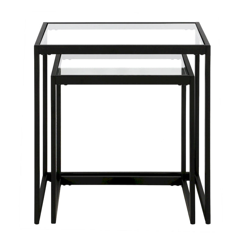 Rocco Rectangular Nested Side Table - 22 Wide