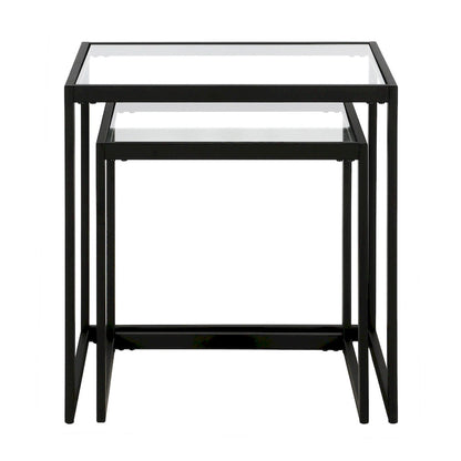 Rocco Rectangular Nested Side Table - 22 Wide