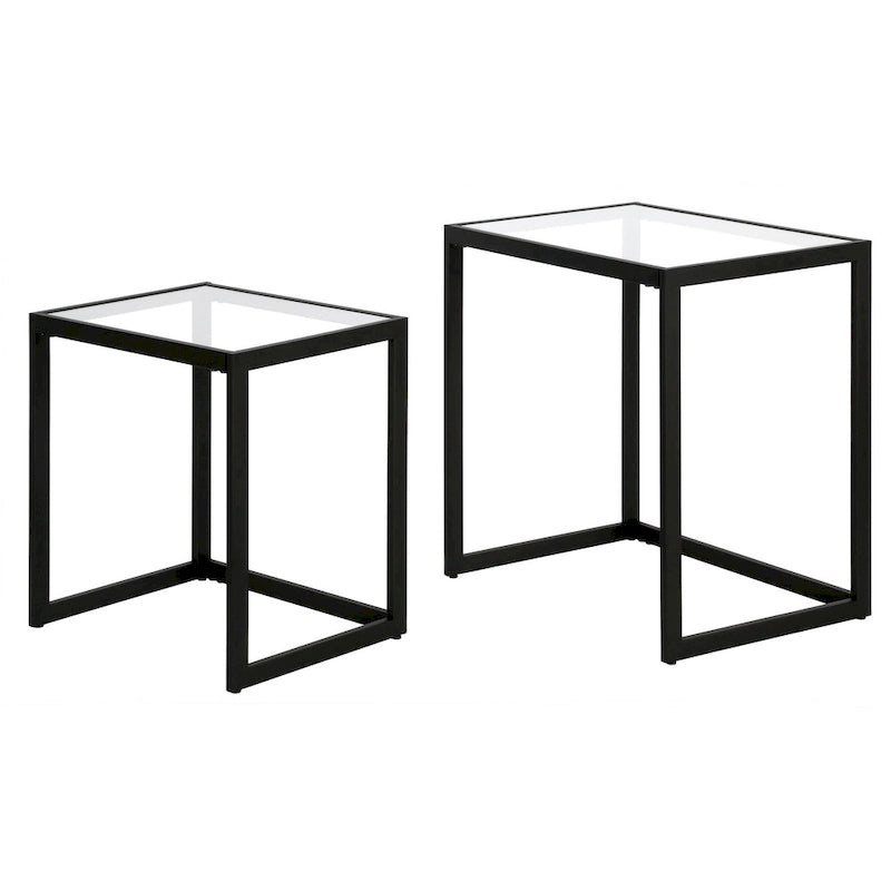 Rocco Rectangular Nested Side Table - 22 Wide