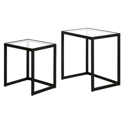 Rocco Rectangular Nested Side Table - 22 Wide