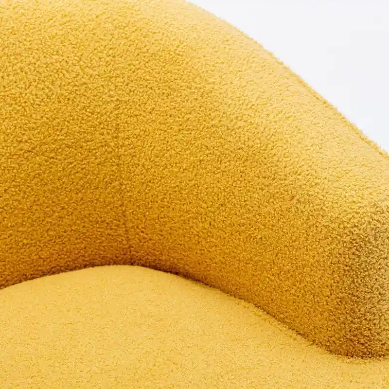 SEYNAR Modern Boucle Upholstered 360 Degree Swivel Accent Club Chair