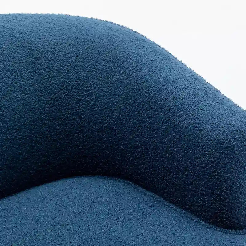 SEYNAR Modern Boucle Upholstered 360 Degree Swivel Accent Club Chair