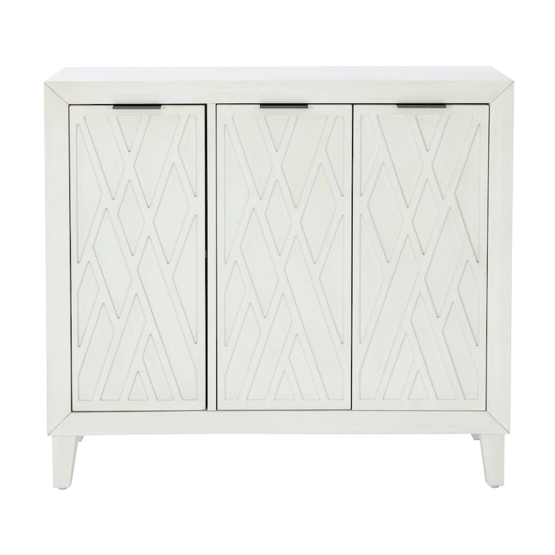 Camlin Wood 3-Door Adjustable Accent Cabinet