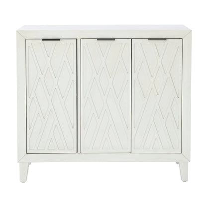 Camlin Wood 3-Door Adjustable Accent Cabinet