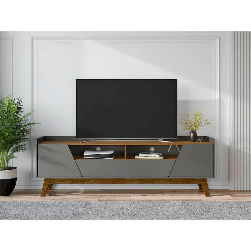 Manhattan Comfort Mid Century Marcus 70.86 In. TV Stand