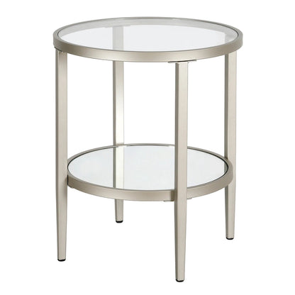 Silver Orchid Carol Mirrored Side Table
