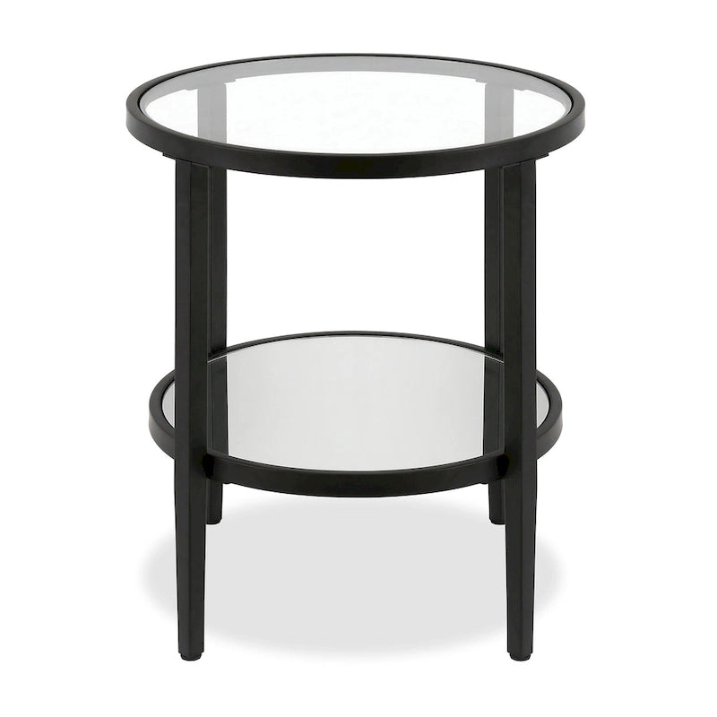 Silver Orchid Carol Mirrored Side Table