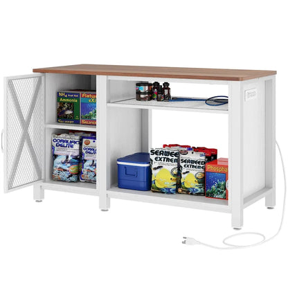 Moasis 55-75 Gallon Aquarium Stand with Power Outlets,Fish Tank Stand with Storage Cabinet