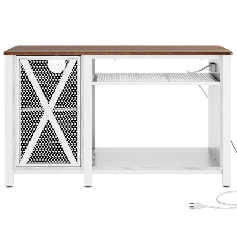 Moasis 55-75 Gallon Aquarium Stand with Power Outlets,Fish Tank Stand with Storage Cabinet