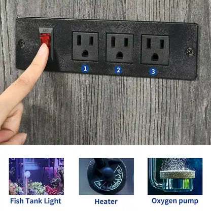 Moasis 55-75 Gallon Aquarium Stand with Power Outlets,Fish Tank Stand with Storage Cabinet