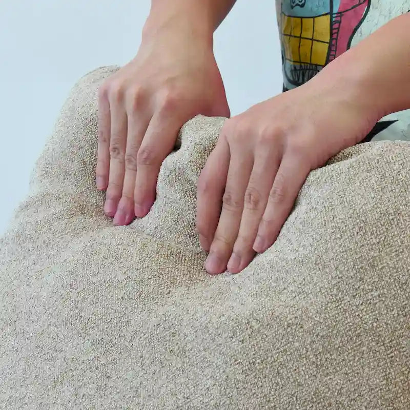 L-shape Linen Upholstered Sectional Sofa Couch