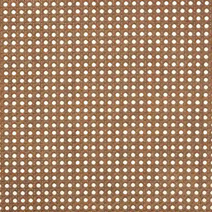 Camila Classic and Traditional Ash Walnut Finished Wood Headboard with Rattan