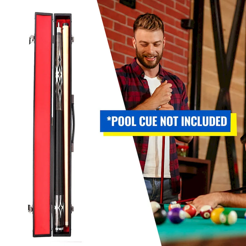 GSE 1x1 Hard Billiard Pool Cue Stick Hard Box. 1/2 Pool Cue Case for 1 Butts/1 Shafts