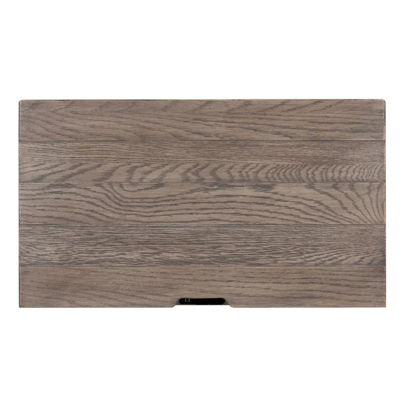 Heartland Antique White 1-Drawer Night Stand Charging Station