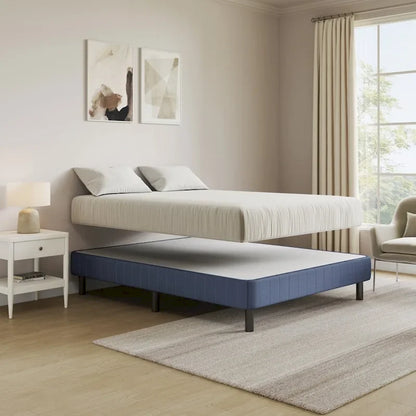 Hollywood Bed Frame Queen Enforce Platform Base and Metal Box Spring