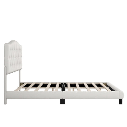 King Upholstered Platform Bed