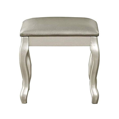 Flip Up Mirror Vanity Set with Stool