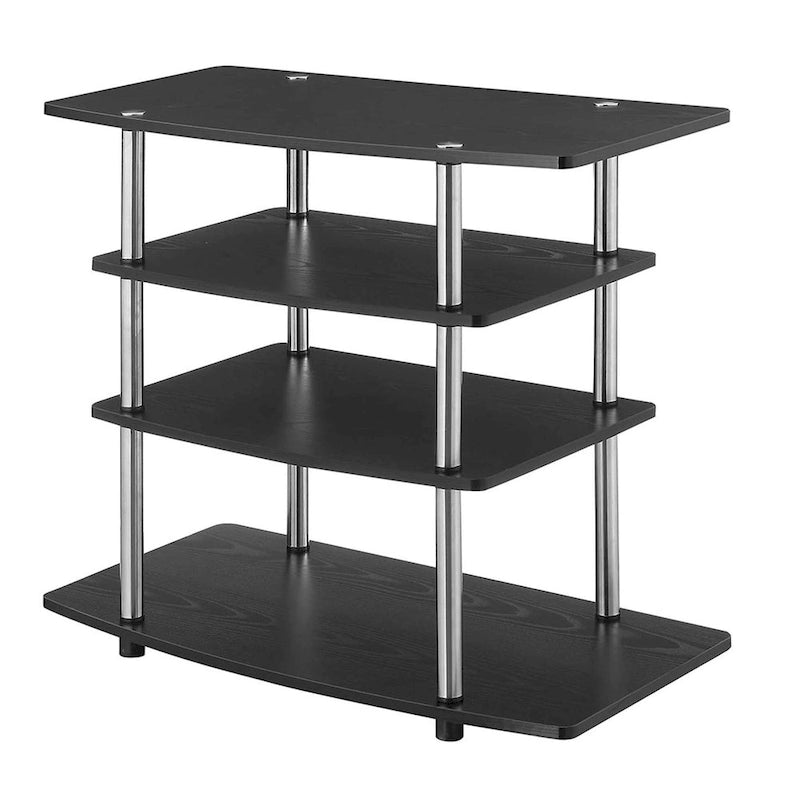 Convenience Concepts Designs2Go No Tools 4 Tier Highboy TV Stand