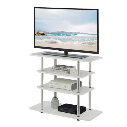 Convenience Concepts Designs2Go No Tools 4 Tier Highboy TV Stand