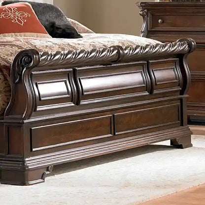 Gracewood Hollow Arbor Place Brownstone Sleigh Bed