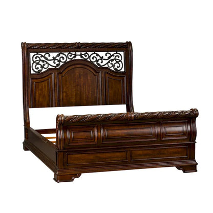 Gracewood Hollow Arbor Place Brownstone Sleigh Bed