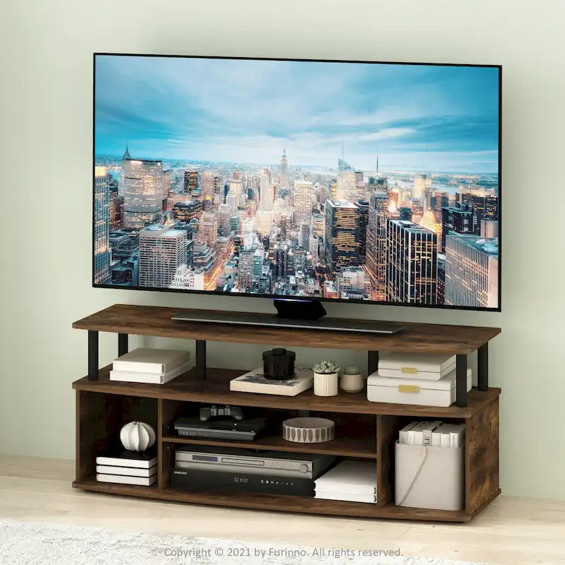 Furinno JAYA Large Entertainment Center Hold up to 55-IN TV