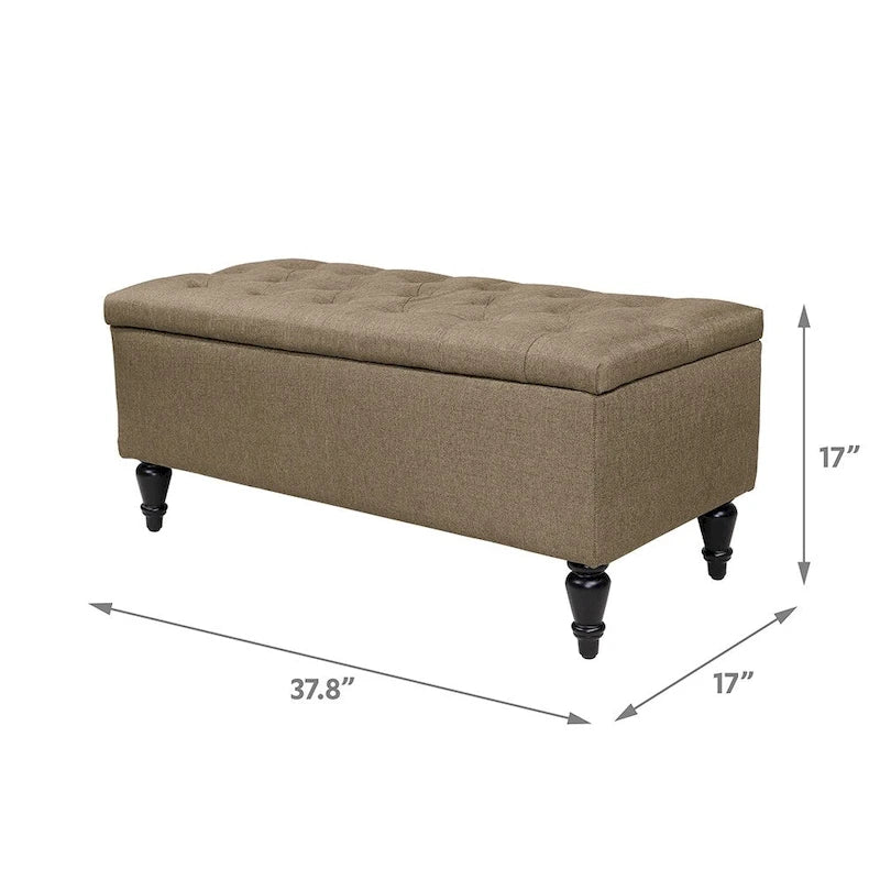 Maypex 38 in. Upholstered Storage Bench