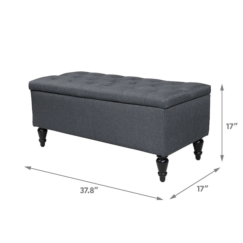 Maypex 38 in. Upholstered Storage Bench