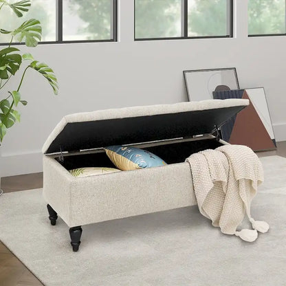 Maypex 38 in. Upholstered Storage Bench